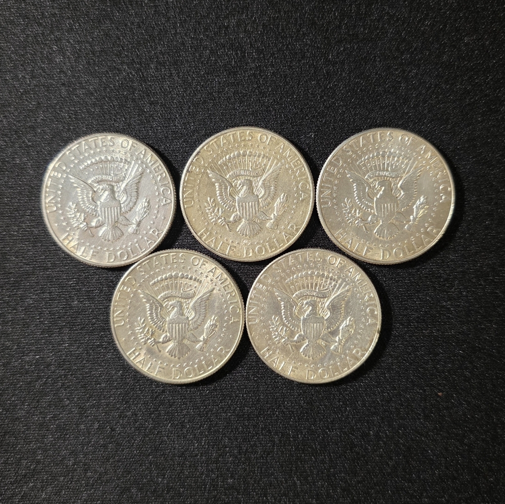 Kennedy Half Dollar Coins 40% Silver - Picture 2 of 3